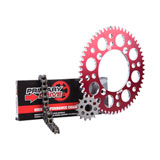 Primary Drive Chain and Sprocket Kit - Aluminum Rear/420 MC Chain Red Rear Sprocket - HONDA CRF150R Expert