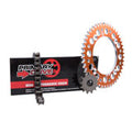 Primary Drive Chain and Sprocket Kit - Aluminum Rear/428 C Chain Orange Rear Sprocket - KTM 105 SX