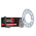 Primary Drive Chain and Sprocket Kit - Aluminum Rear/428 C Chain Silver Rear Sprocket 1255800004