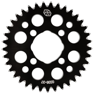 Primary Drive Rear Aluminum Sprocket 37 Tooth Black#1022280336