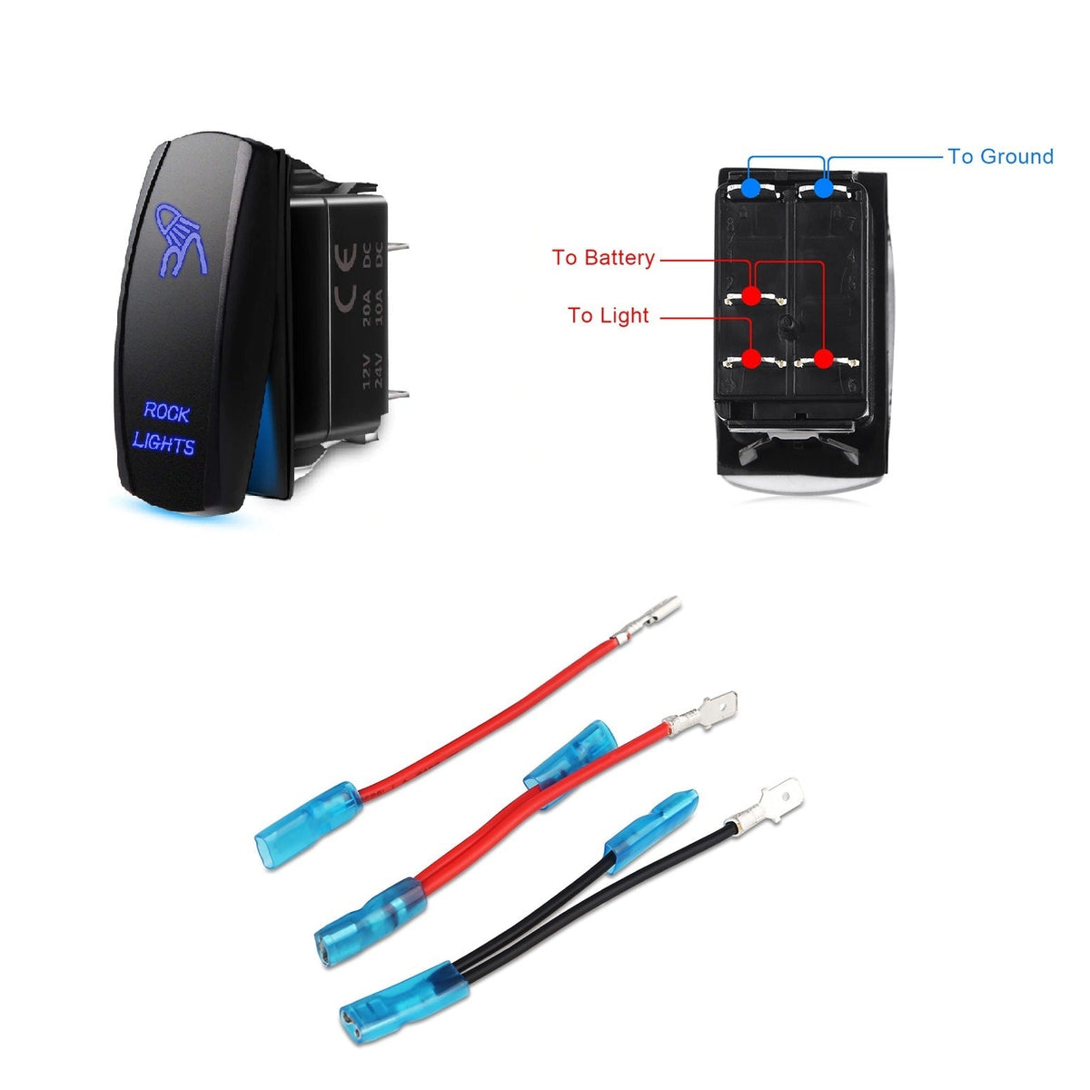 LED Rock Lights - Elite HD PRO 8 Pod Kit