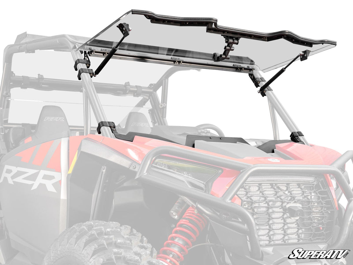 Polaris RZR XP Scratch-Resistant Flip Windshield — image 1