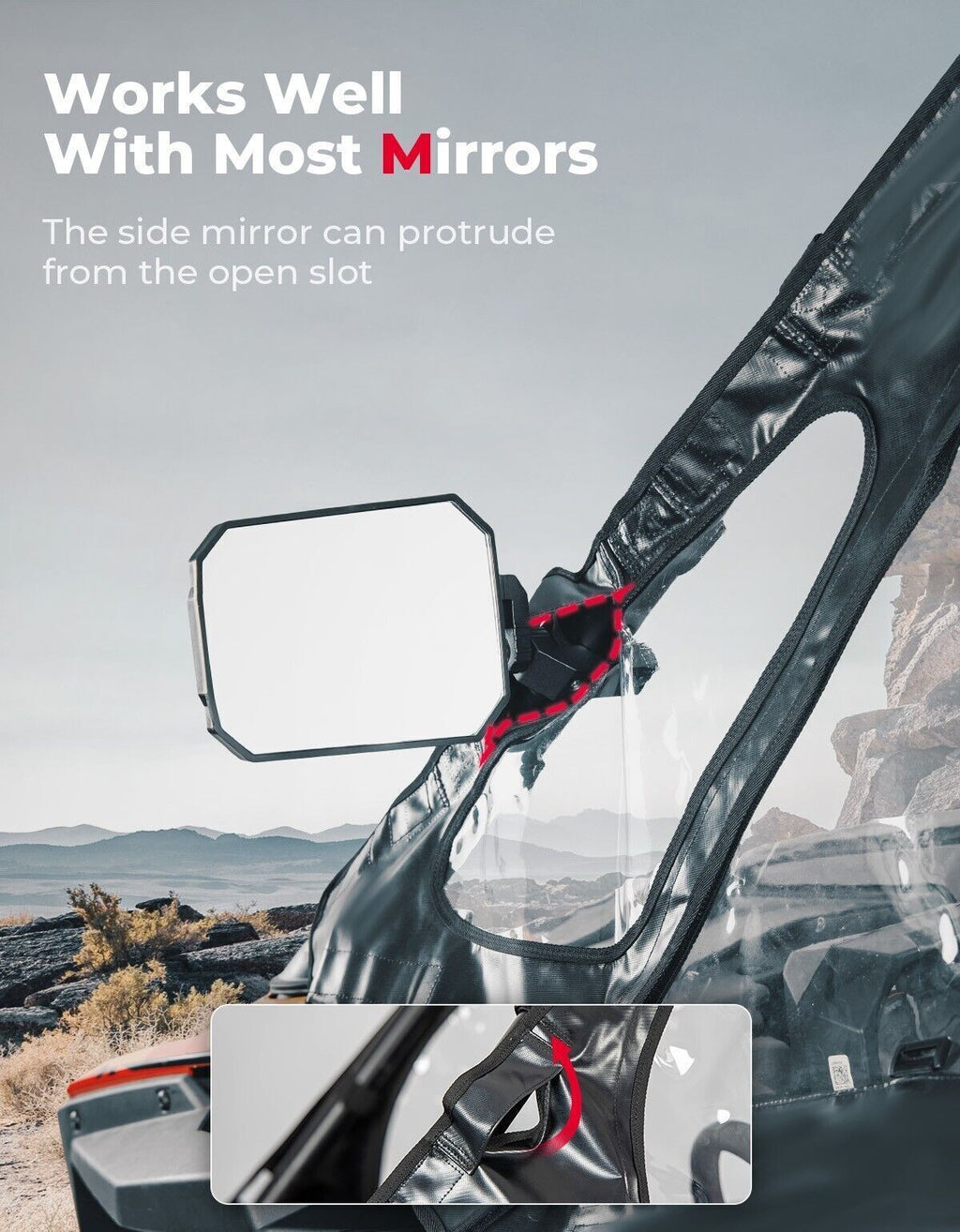 Upgraded Soft Upper Door Cab Enclosure for Polaris RZR PRO XP 2020-2023