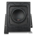 SSV Works Polaris Slingshot behind-seat enclosure with V-Spec 10-inch subwoofer