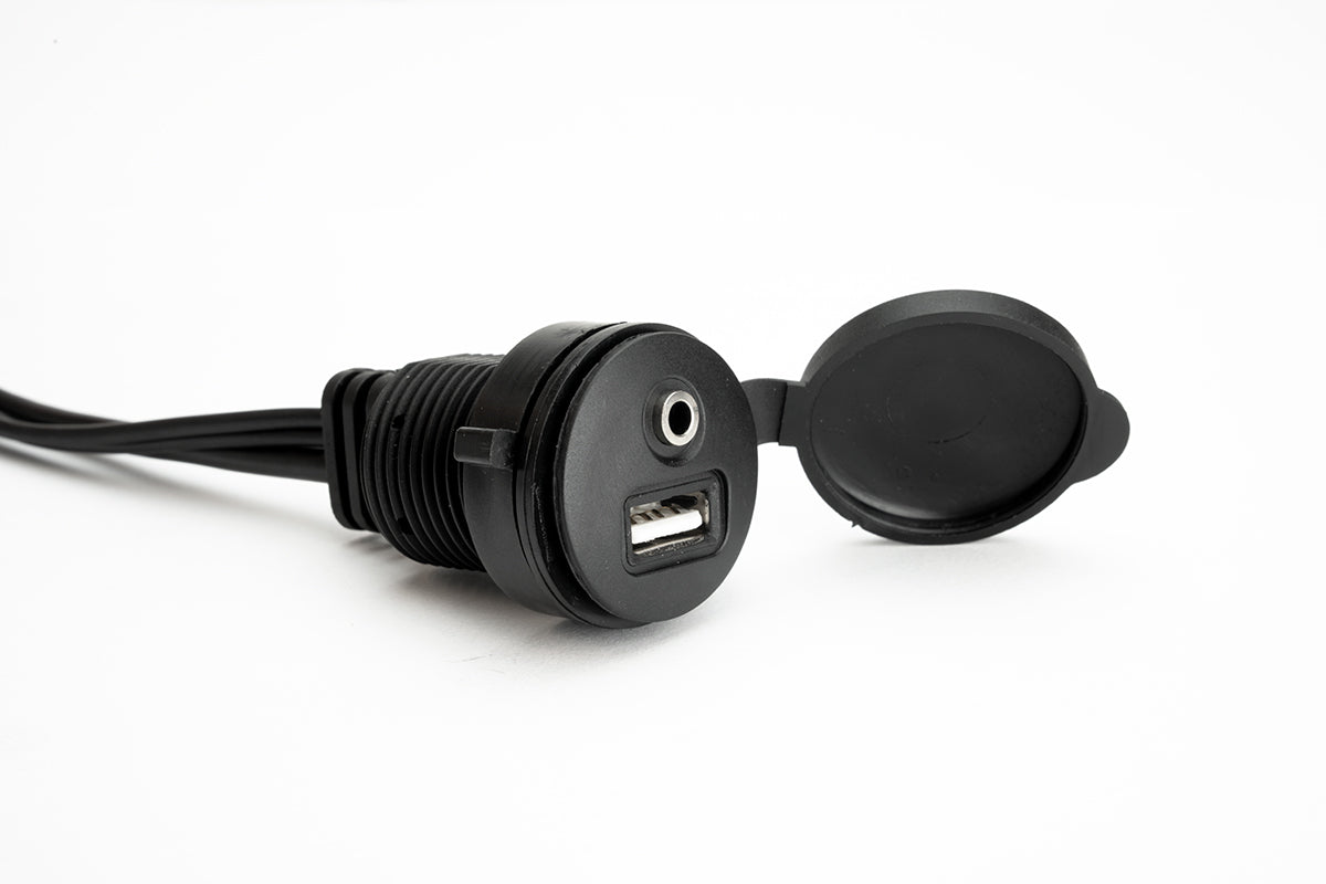 SSV Works AUX and USB charge add-on for WP overhead systems