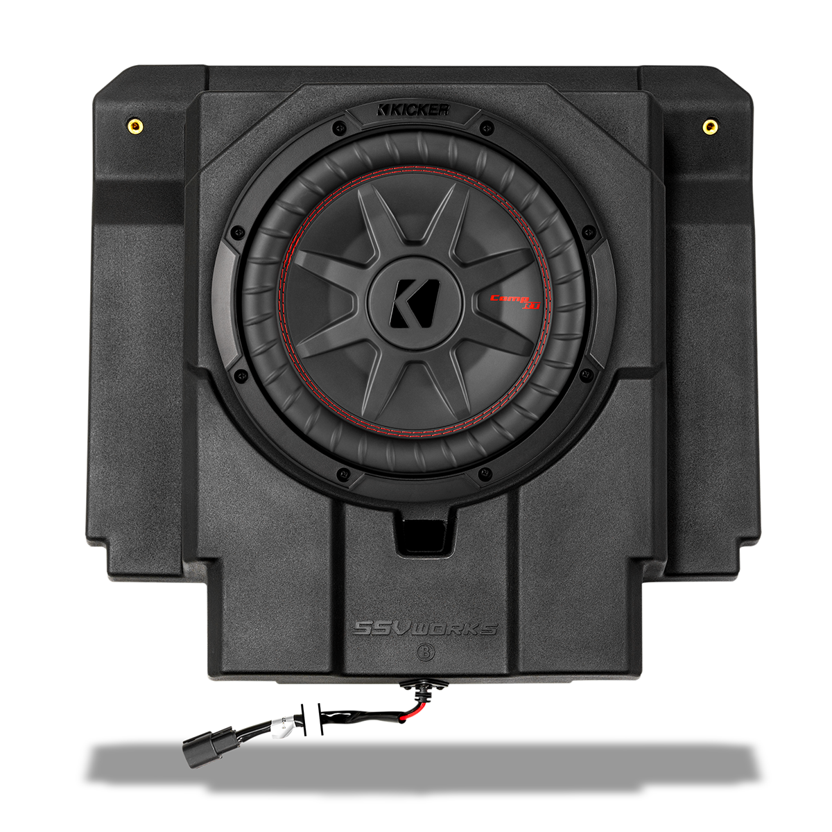 SSV Works Can-Am Maverick R Max rear-seat 10-inch subwoofer enclosure