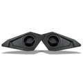 SSV Works Can-Am Maverick R lower door pocket 6.5-inch speaker pods