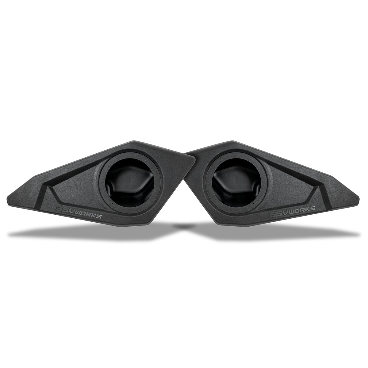 SSV Works Can-Am Maverick R lower door pocket 6.5-inch speaker pods