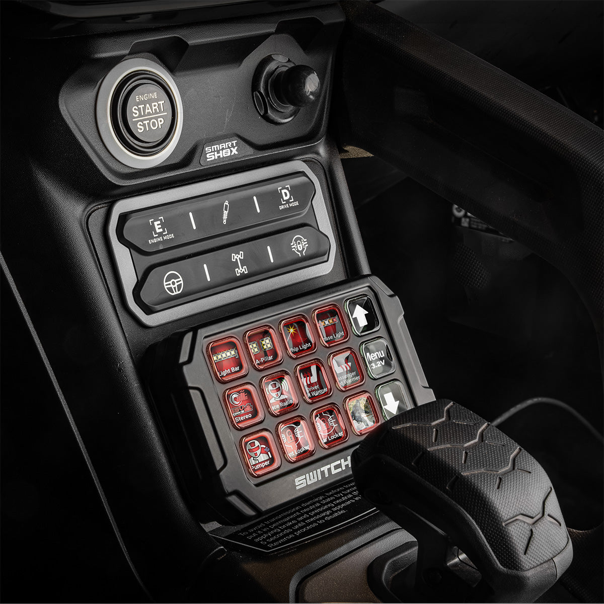 SSV Works Can-Am Maverick R SWITCH Works Alpha12 mounting kit
