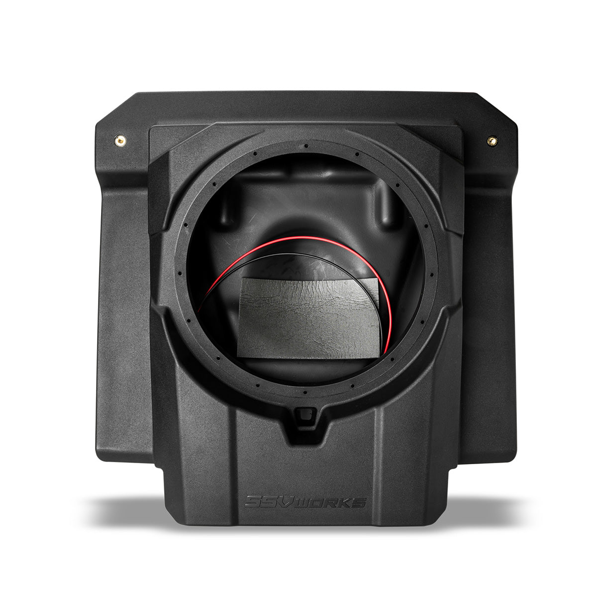 SSV Works Can-Am Maverick R and R Max front-seat 10-inch subwoofer enclosure
