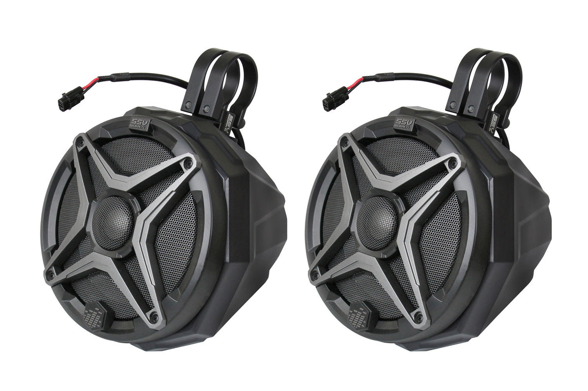 SSV Works Polaris Ranger cage-mount 6.5 inch speaker pods