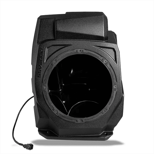 SSV Works 2025-2026 Polaris RZR Pro R Pro S Pro XP under-dash 10-inch ported subwoofer enclosure