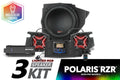 SSV Works 2014-2023 Polaris RZR V-Spec 3-speaker kit with JVC