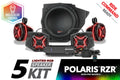SSV Works 2014-2023 Polaris RZR V-Spec 5-speaker kit for Ride Command