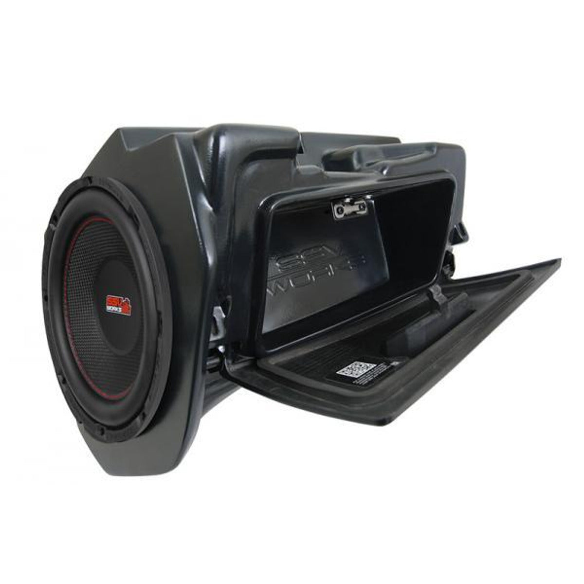 SSV Works Polaris RZR amplified 10-inch subwoofer enclosure