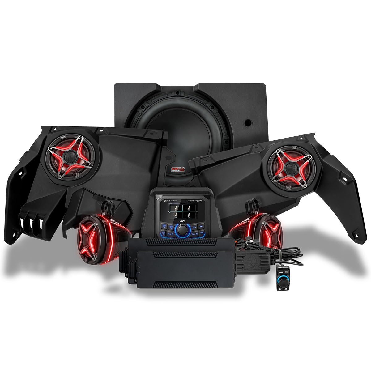SSV Works Can-Am Maverick X3 Phase-4 V-Spec 5-speaker audio system