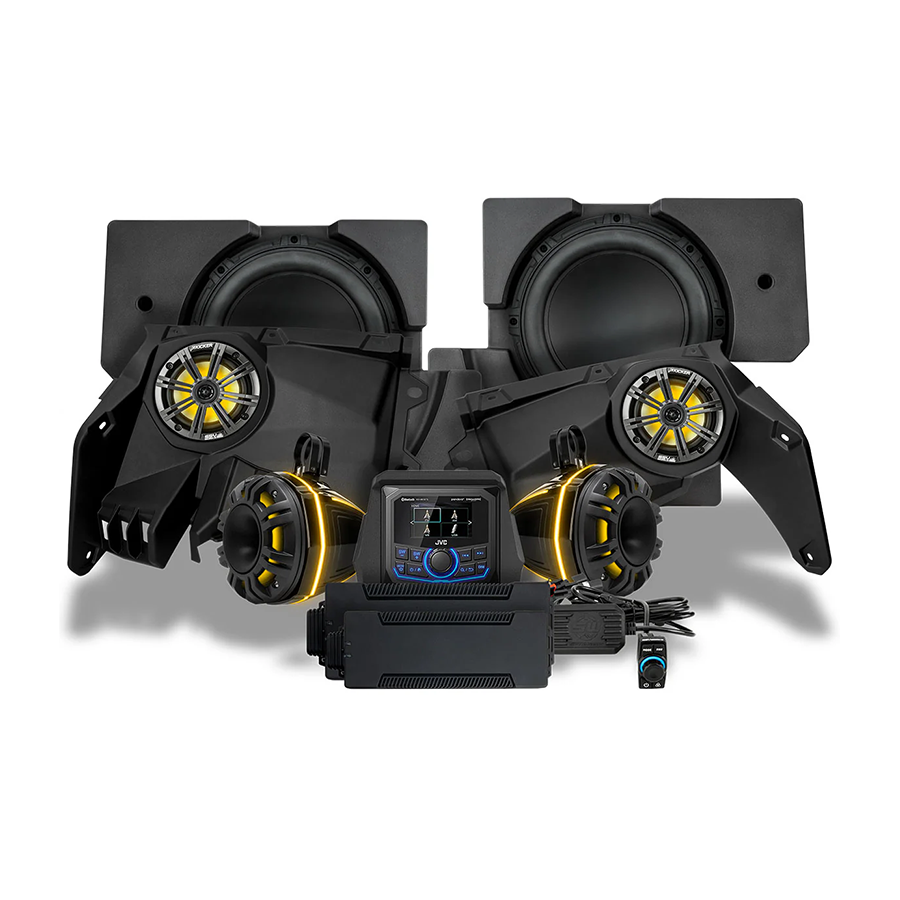 SSV Works Can-Am Maverick X3 Phase-6 K-Spec 6-speaker audio system