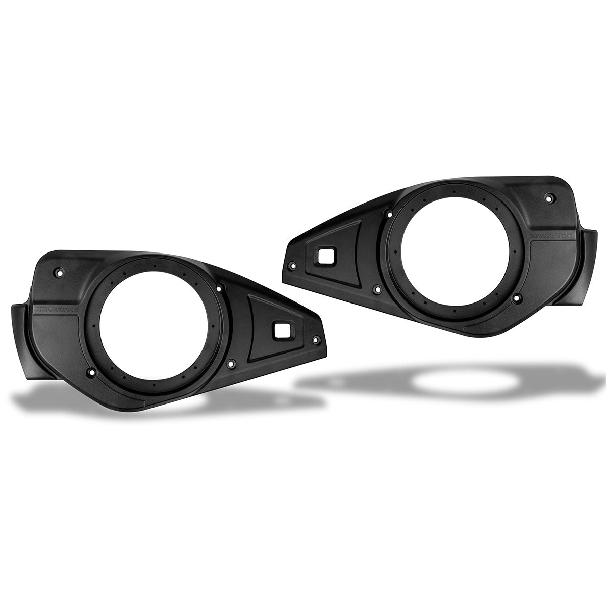 SSV Works 2024-2026 Jeep Wrangler JL and Gladiator JT overhead 6.5-inch speaker adapters without speakers