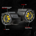 SSV Works RZR Pro in-dash 6.5-inch speaker pods with Kicker speakers