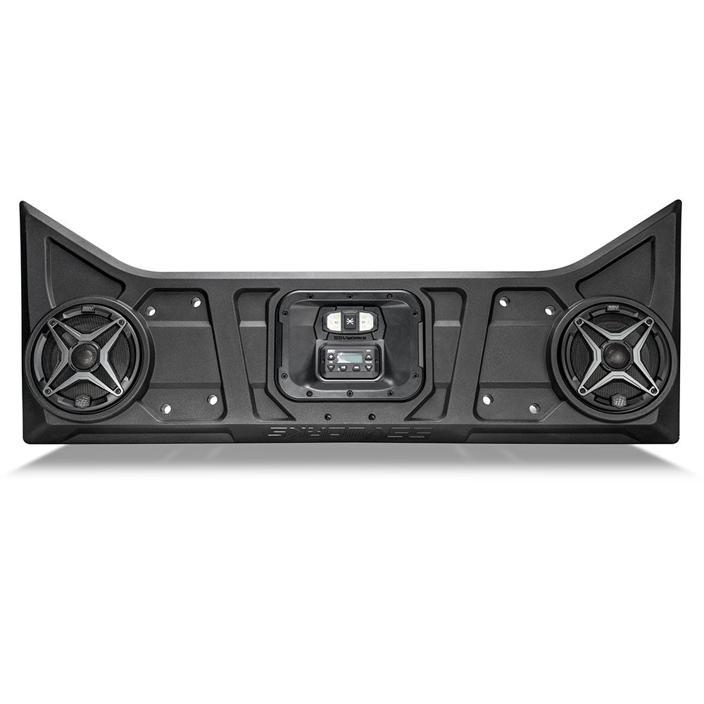 SSV Works Polaris RZR XP 1000 two-speaker overhead soundbar