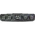 SSV Works Polaris Ranger four-speaker overhead sound bar with radio and amplifier