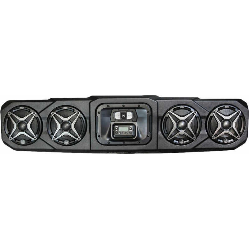 SSV Works Polaris Ranger four-speaker overhead sound bar with radio and amplifier