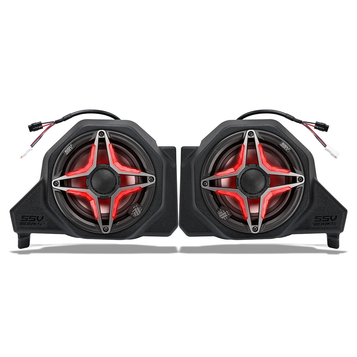 SSV Works 2024-2026 Polaris Xpedition ADV and XP rear upper 6.5-inch speaker pods