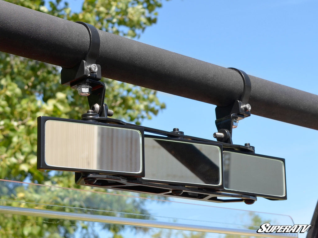 SuperATV 3-panel rear-view mirror with 1.75-inch clamps – view 3