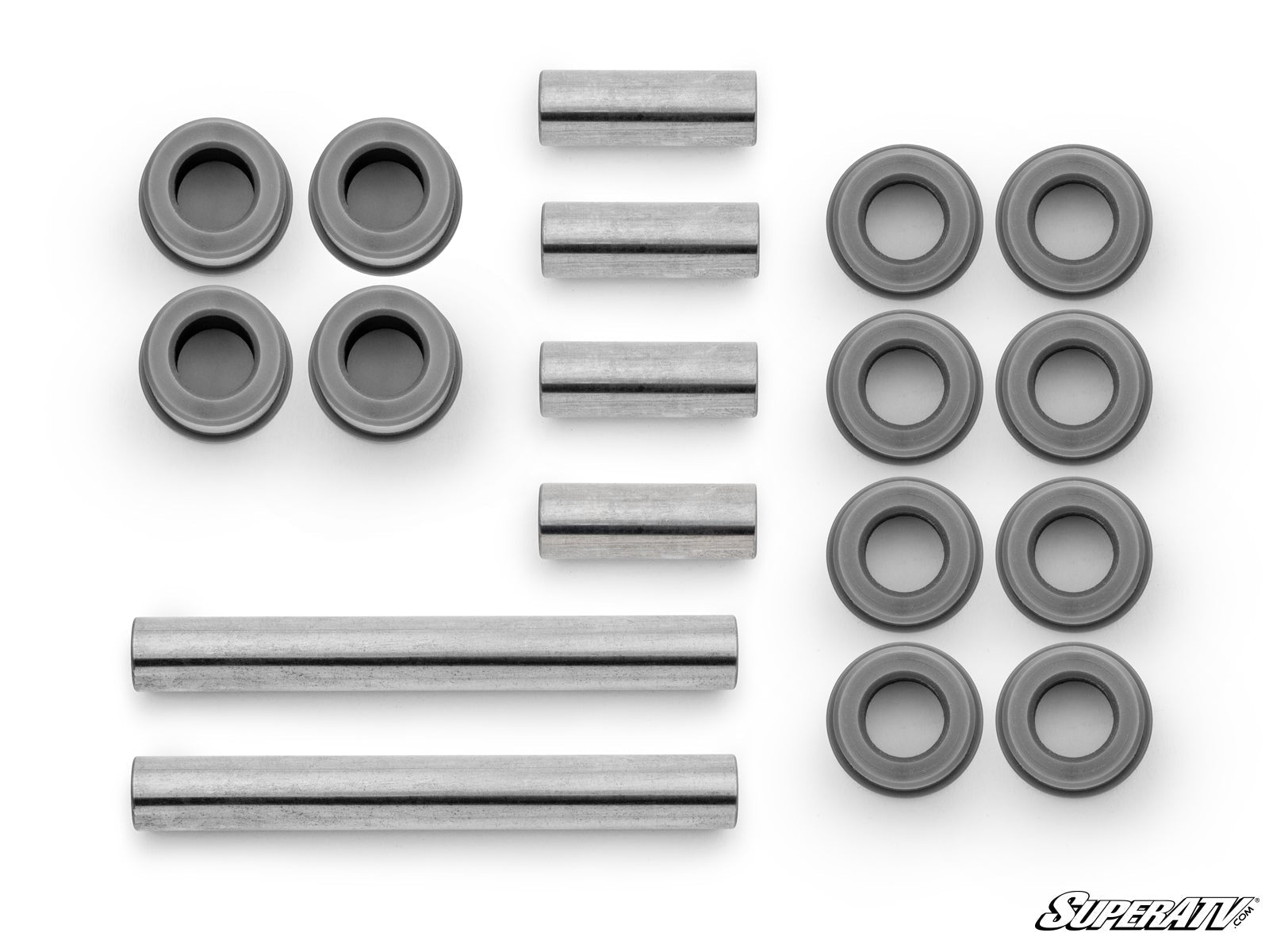 SuperATV Kawasaki Brute Force 750 front A-arm UHMW bushing kit with steel sleeves