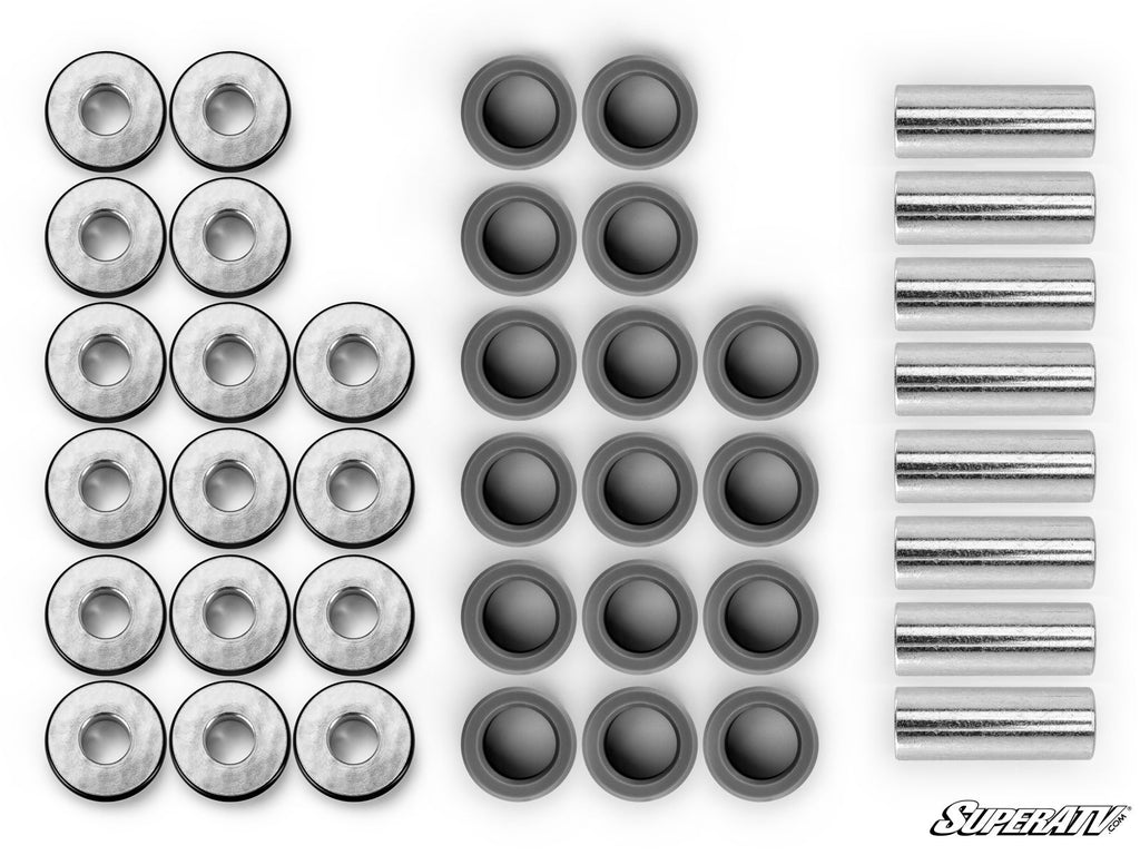 SuperATV AAB-P-RANXD Polaris Ranger XD 1500 A-arm bushing kit included components view