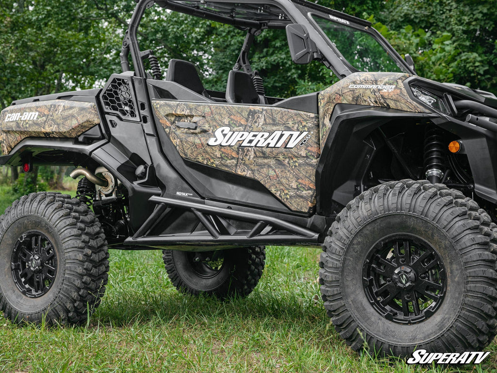 SuperATV Can-Am Commander Nerf Bars - side view
