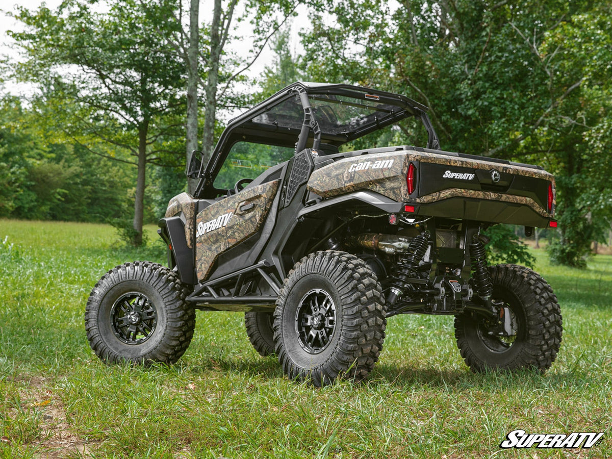 SuperATV Can-Am Commander Nerf Bars - installed