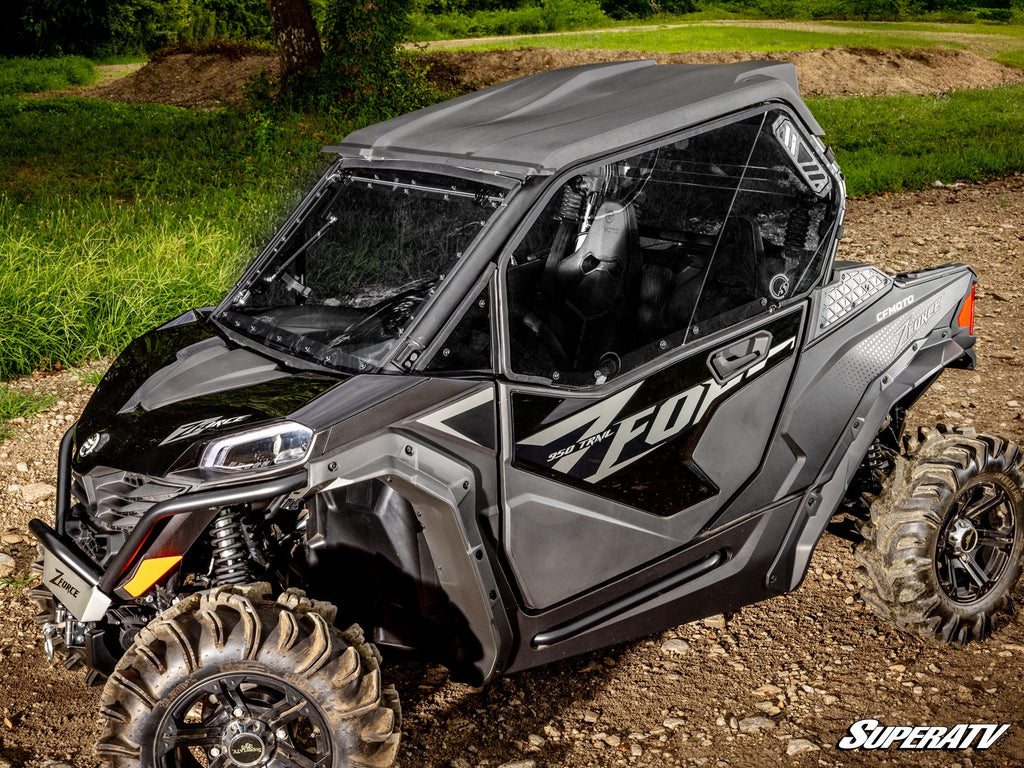 SuperATV CFMOTO ZForce hard cab enclosure upper doors