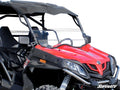 SuperATV CFMOTO ZForce 1000 scratch-resistant half windshield