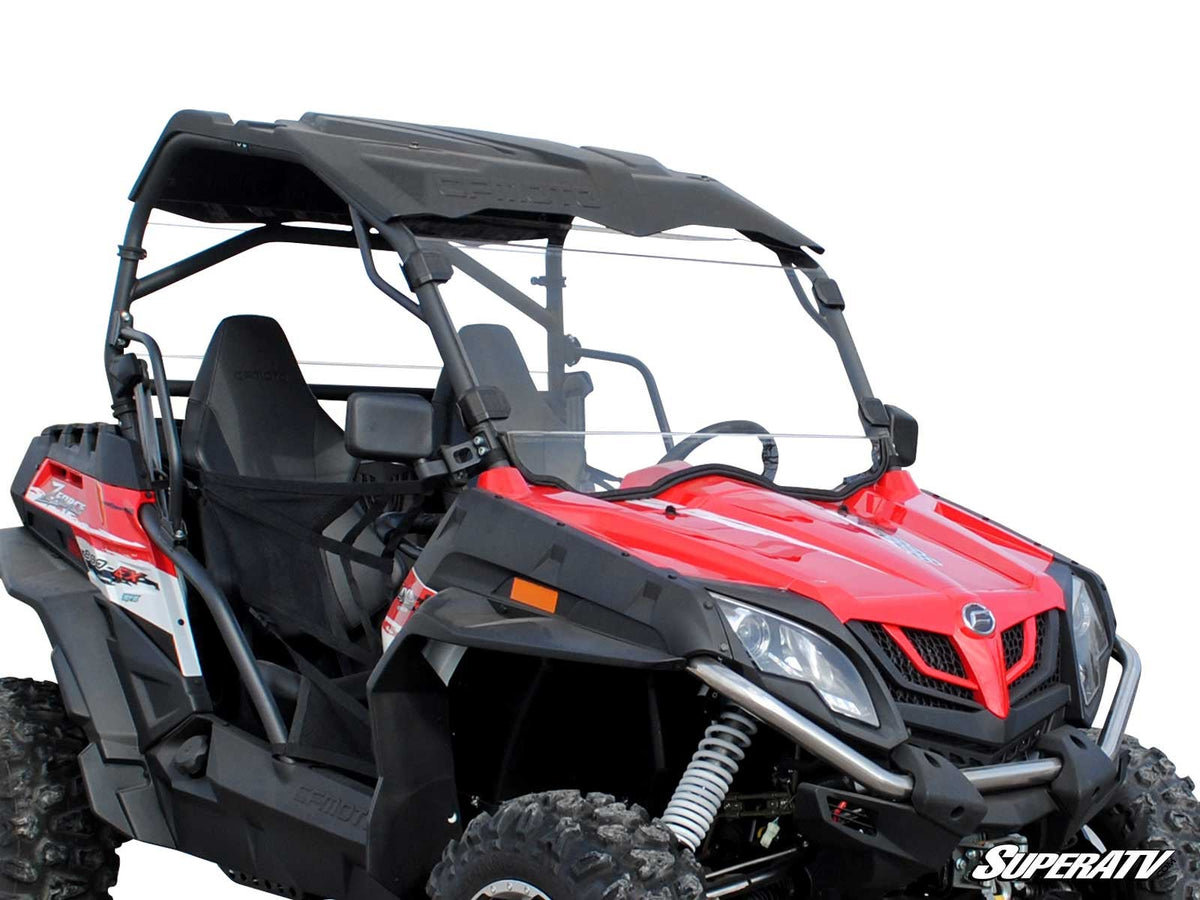 SuperATV CFMOTO ZForce 800 scratch-resistant full windshield