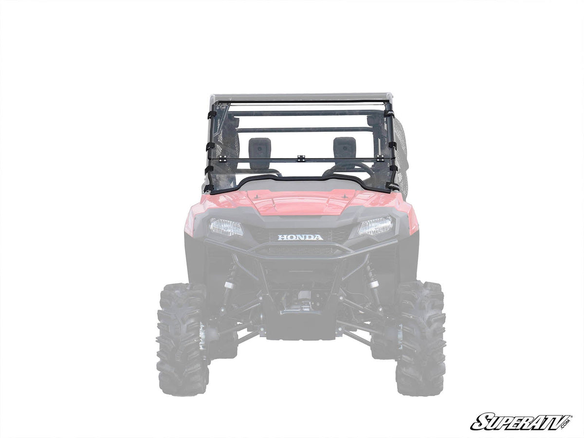 SuperATV Honda Pioneer 700 flip-down windshield