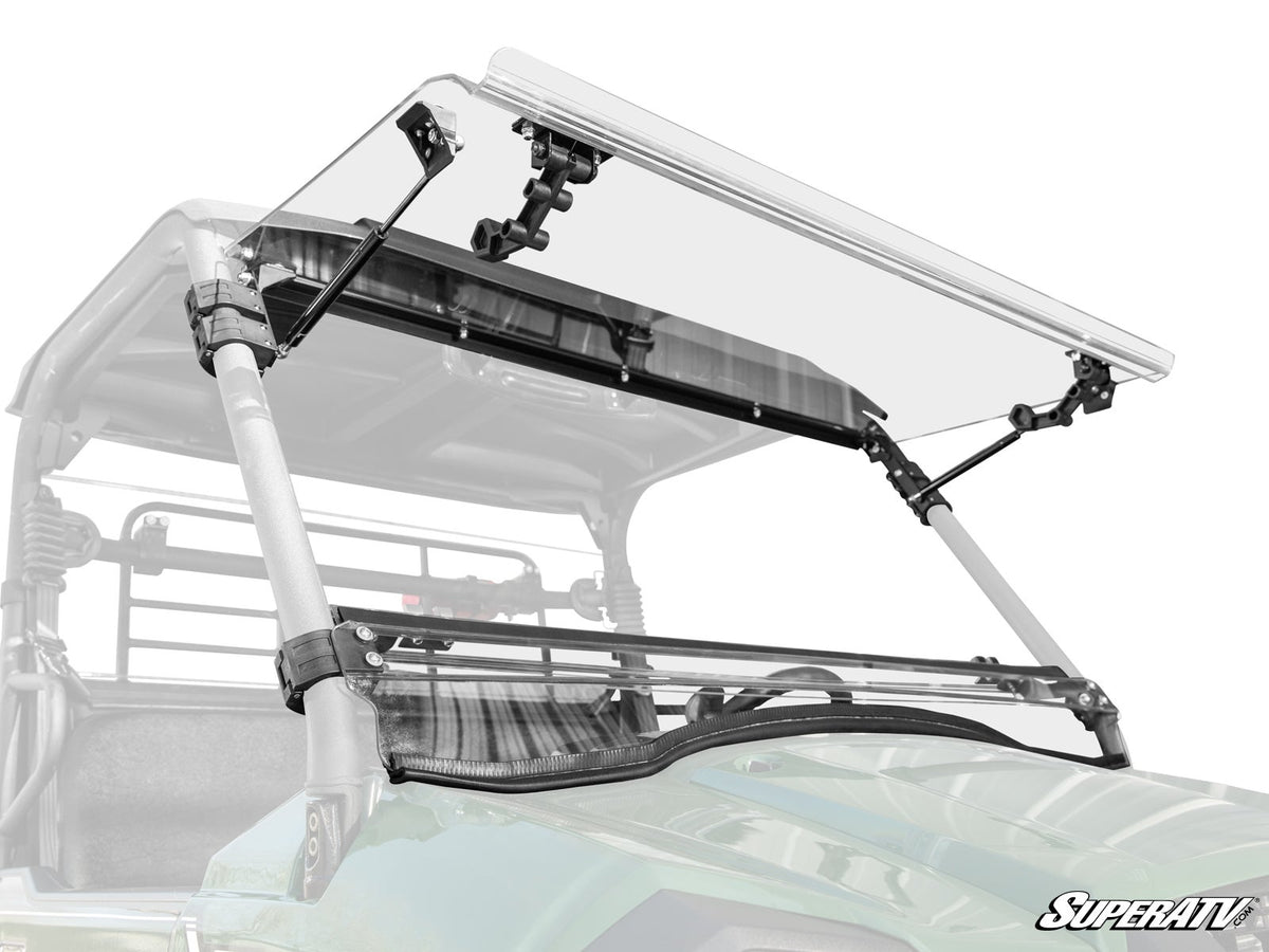 SuperATV Kawasaki Mule PRO-MX flip windshield
