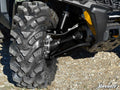 SuperATV Can-Am Outlander Gen 2 High-Clearance 1.5-Inch Offset A-Arms — Super Duty 300M Ball Joints, Black