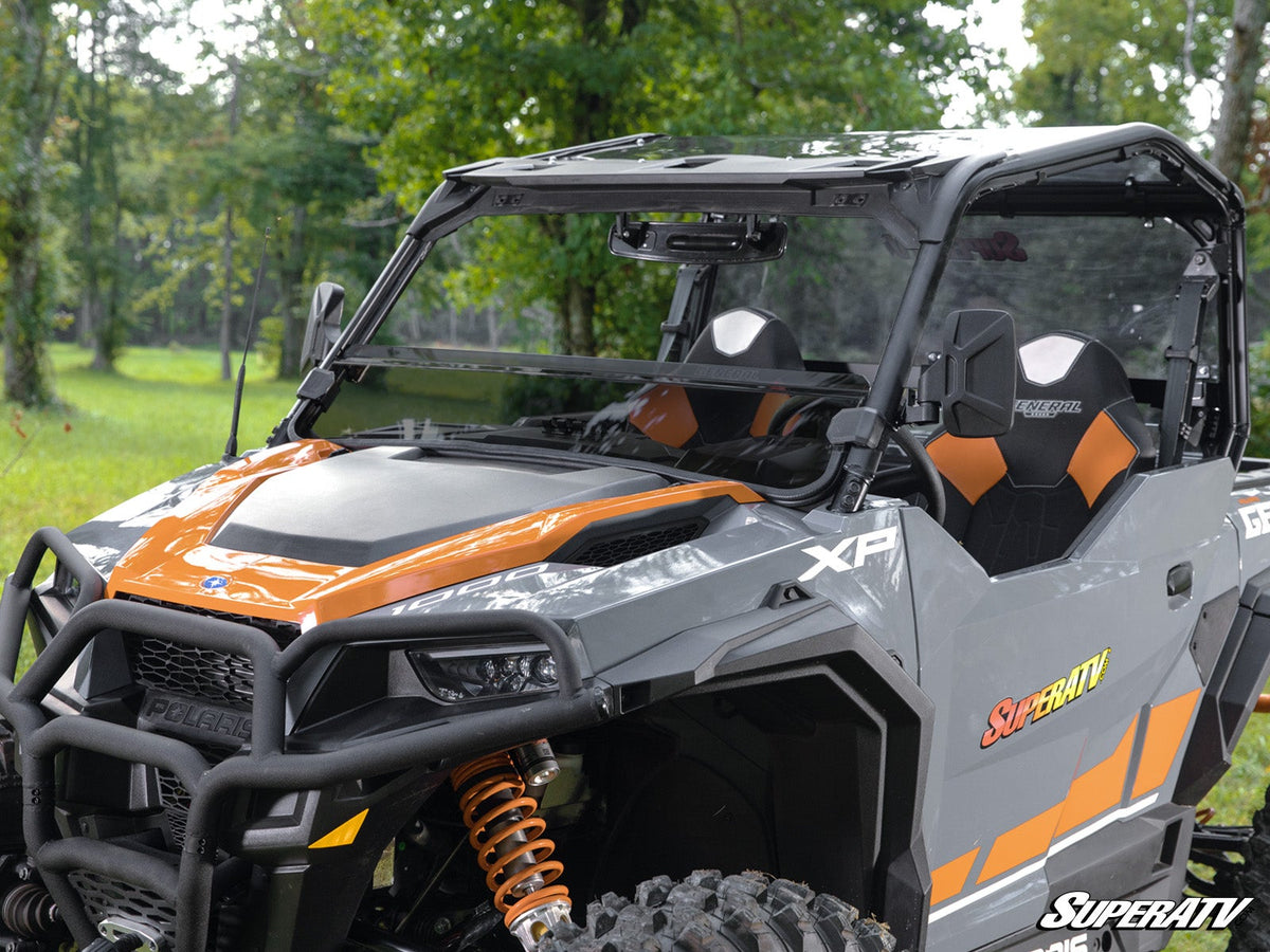 SuperATV half windshield on Polaris General XP 1000