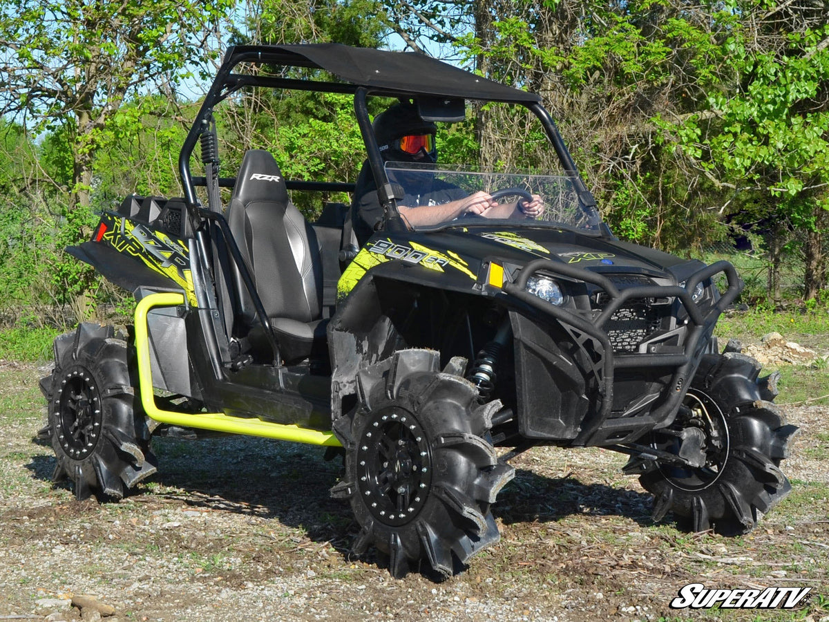 SuperATV clear half windshield for Polaris RZR 800, XP 900, and 570