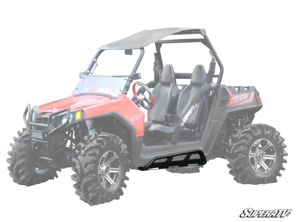 SuperATV Polaris RZR rock sliding nerf bars