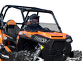 SuperATV clear half windshield on a Polaris RZR 900
