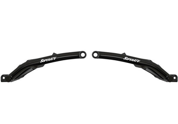 SuperATV Polaris Ranger XP 900 High-Clearance Rear A-Arms — Reuses Existing Ball Joints, Black