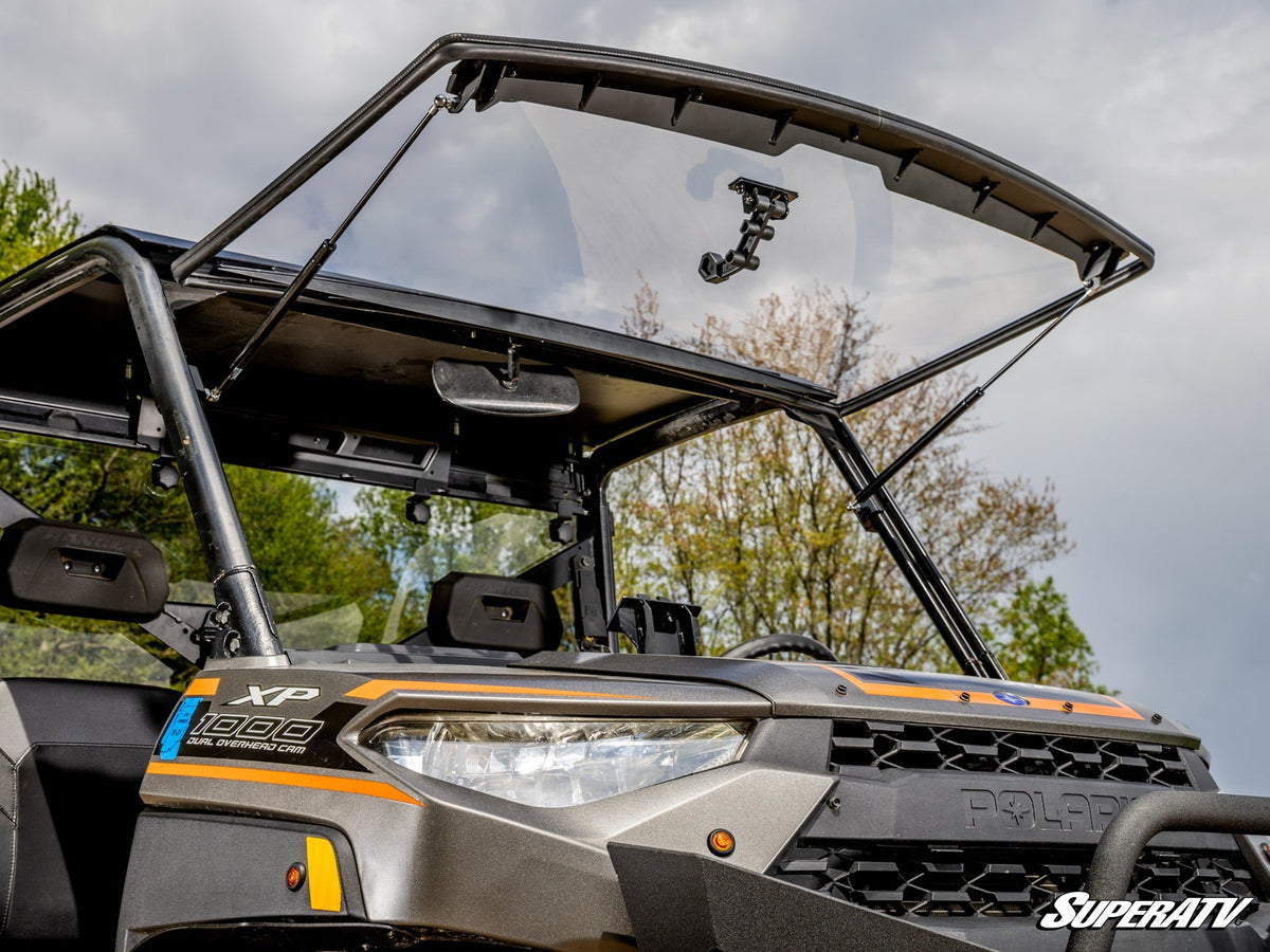SuperATV Polaris Ranger XP 1000 Crew flip windshield