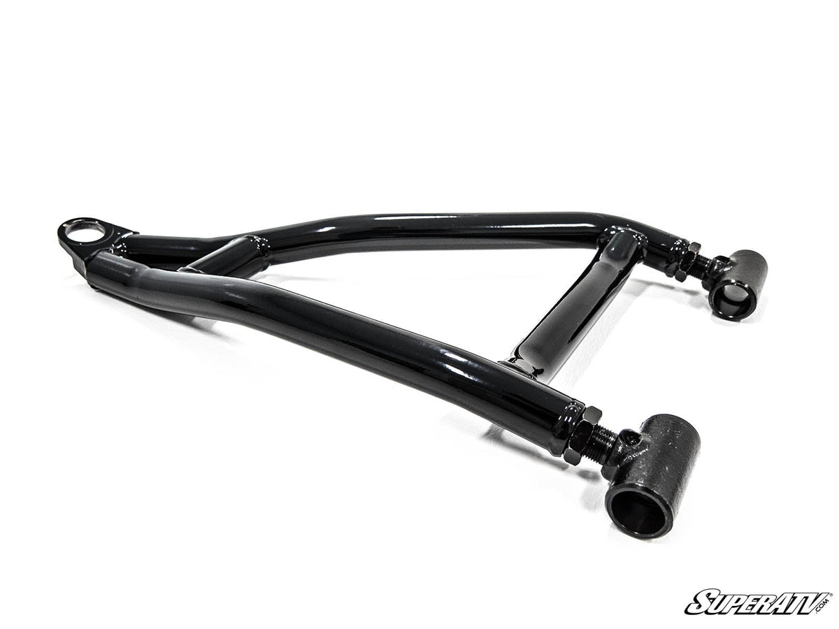 SuperATV Polaris Ranger XP 1000 High-Clearance 1.5-Inch Forward-Offset A-Arms — Reuses Existing Ball Joints, Black