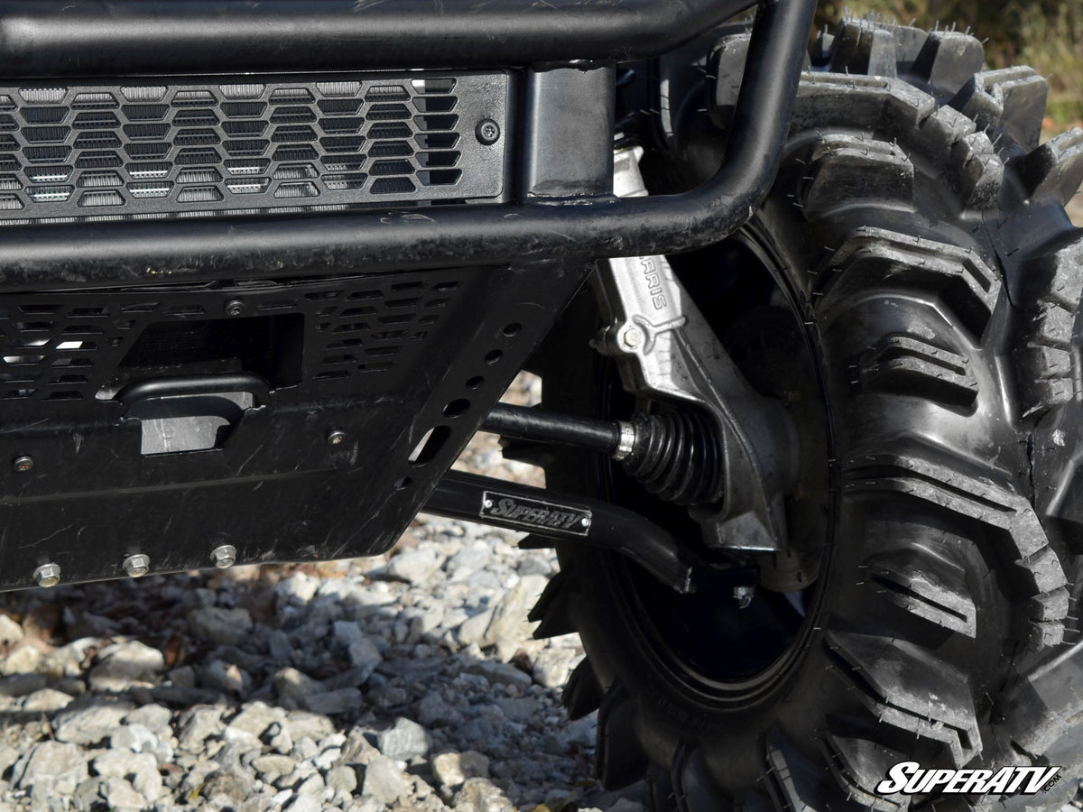SuperATV Polaris Ranger Midsize EV High-Clearance A-Arms — Reuses Existing Ball Joints, Black