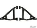 SuperATV Polaris Ranger Midsize 500 High-Clearance 2-Inch Forward-Offset A-Arms — Reuses Existing Ball Joints, Black
