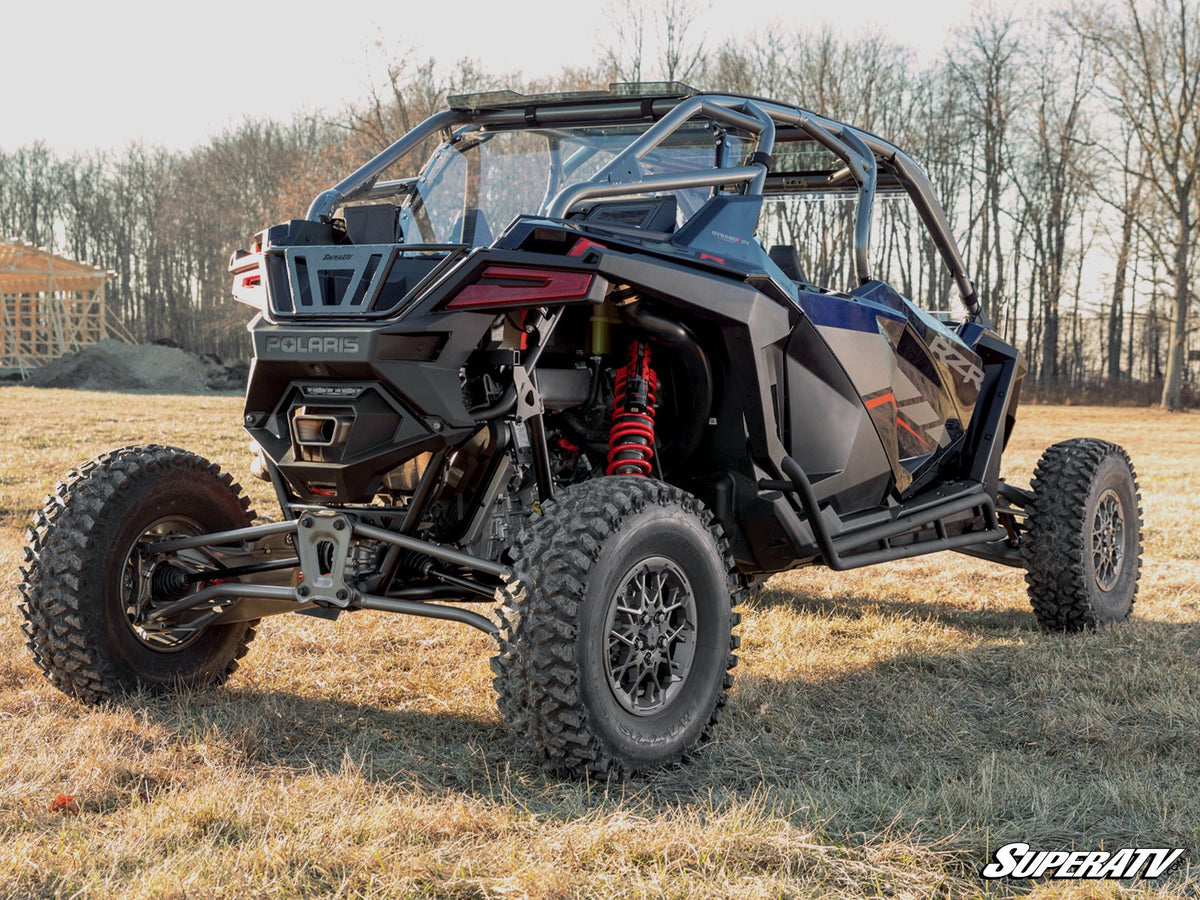 SuperATV RZR Pro S 4 nerf bars installed
