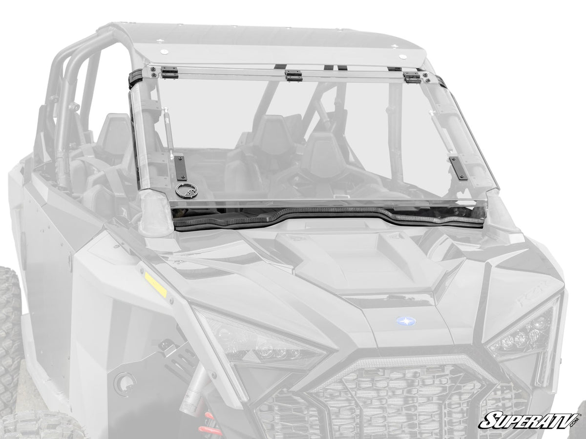 SuperATV Polaris RZR Pro XP flip windshield