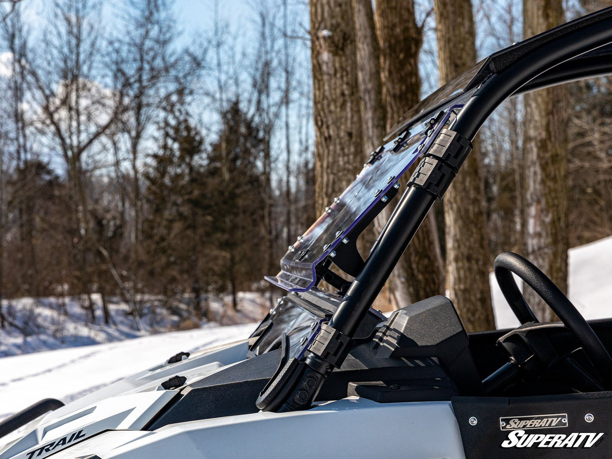 SuperATV Polaris RZR Trail S 1000 flip windshield